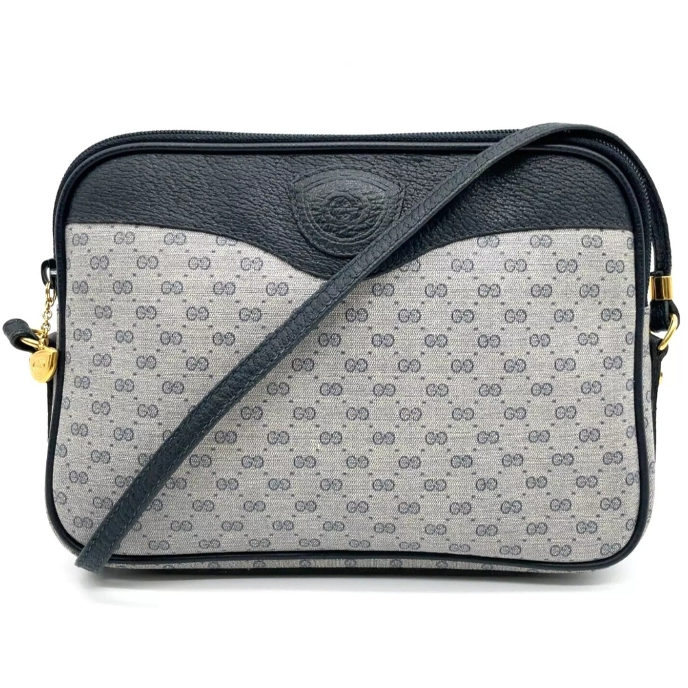 Authentic Gucci micro navy bag